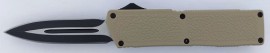 Lightning Desert Tan OTF Automatic Knife Dagger