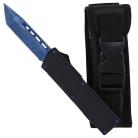 Lightning Elite Black D/A OTF Automatic Knife Blue Tanto