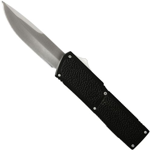 Lightning Elite Black D/A OTF Automatic Knife Drop Point