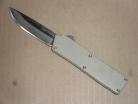 Lightning Sandy OTF D/A Automatic Knife Satin Single Edge Blade