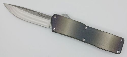 Lightning Supreme Camouflage D/A OTF Automatic Knife Drop Point Satin Plain