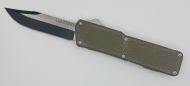Lightning Supreme OD Green D/A OTF Automatic Knife Clip Point Two Tone Plain