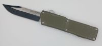 Lightning Supreme OD Green D/A OTF Automatic Knife Clip Point Two Tone Plain