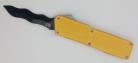 Lightning Supreme Yellow D/A OTF Automatic Knife Black Kriss