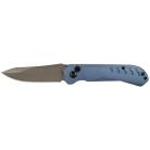 Lightweight CNC Machined Switchblade Blue