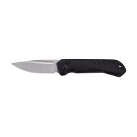 8" Lightweight CNC Machined Plain Black Switchblade Stonewash Blade