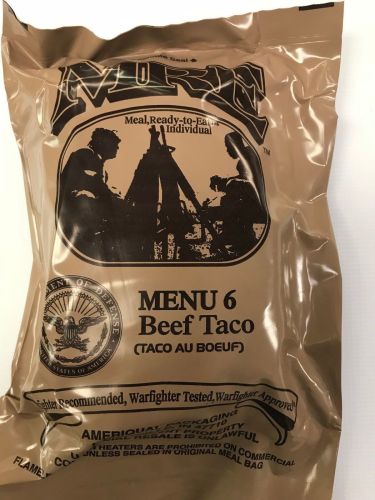 US MRE Menu #6 Beef Taco