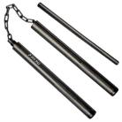 Martial Arts Black Steel Chain Nunchaku Baton