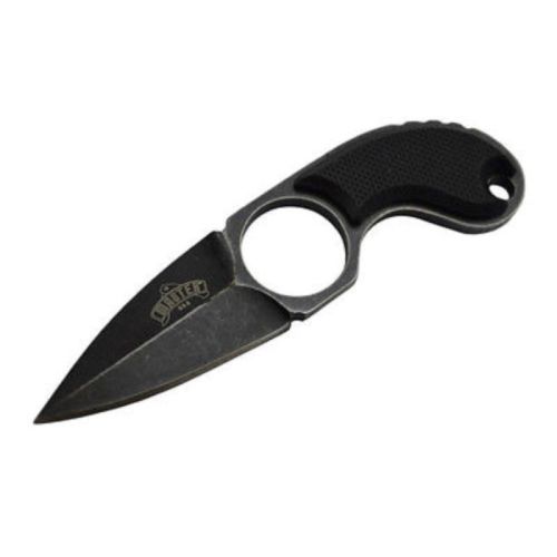 Master Cutlery G 10 Black Finger Neck Knife