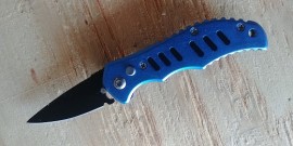 Mini Pocket Master Automatic Knife Blue