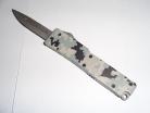 Mini Protector Digital Camo D/A OTF Automatic Knife Satin Drop Point