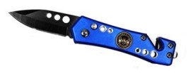 Mini Rescue Automatic Knife Air Force Blue