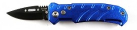 Mini Tactics Automatic Knife Blue