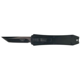 Mini Vampire Black D/A OTF Automatic Knife Black Tanto