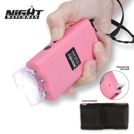 Night Watchman Ladies Stun Gun Pink 2.5 Million Volts