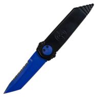 Paragon Dredd Lock Black Gravity Knife Blue Tanto Top Serrated