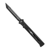 Paragon Estiletto Black Lightning OTF Automatic Knife Black Tanto Serrated