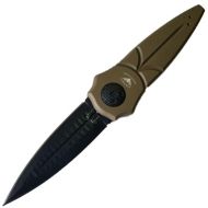 Paragon Warlock Flat Dark Earth Gravity Knife Black Dagger