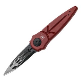 Paragon Warlock Red Gravity Knife Black Dagger Flames