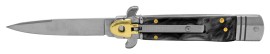 Pocket Pal Imitation Dark Horn Lever Lock Automatic Knife