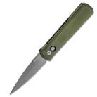 Protech Godfather Green Automatic Knife Spear Point
