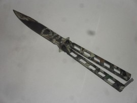 Real Tree Camo Heavy Butterfly Knife