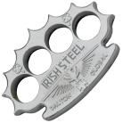 Robbie Dalton Global Silver Irish Steel Brass Knuckle Paperweight