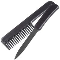 Security Cosmetics Stealth Black Comb Knife