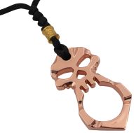 Skull Knuckle Lanyard Necklace Copper Large