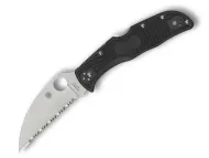 Spyderco Endela Knife Black Wharncliffe SpyderEdge VG10 Satin