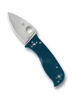 Spyderco Lil Temperance 3 Lightweight Folding Knife Teal FRN (2.92" K390) C69PBL3K390