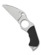Spyderco Swick 6 Neck Knife Black FRN Plain (2.73" Satin LC200N) FB14P6