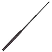 Stainless Steel Black Rubber Grip 29" Expandable Baton