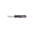 Super Mini Confederate Flag D/A OTF Automatic Knife Satin Tanto