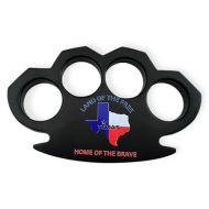 Texas Land of the Free Home of the Brave Brass Knuckles Paper Weight