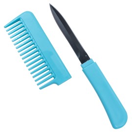 Teal Comb Knife