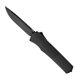 Tekto A5 SPRY D/A Black OTF Automatic Knife Black Drop Point