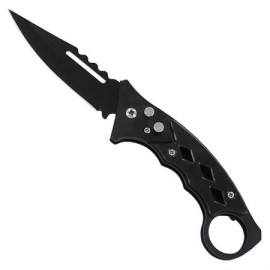 7.82" Three Diamonds Black Automatic Knife