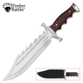 Timber Rattler Sinful Spiked Bowie Knife