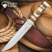 Timber Rattler Whispering Winds Bowie Knife