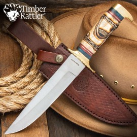 Timber Rattler Whispering Winds Bowie Knife