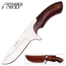 Timber Wolf Blazin Bowie Knife