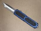 Titan Blue D/A OTF Automatic Knife Satin Tanto