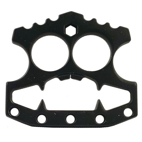 Two Finger Knuckle Bottle Opener Black