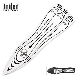 United Cutlery Screaming Arrow Triple Throwing Knife Set