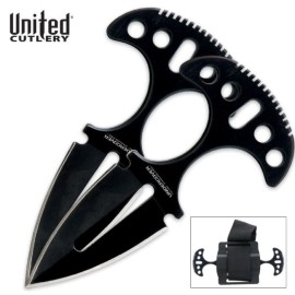 United Cutlery Undercover Black Twin Push Daggers