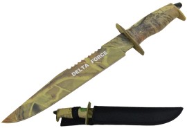 large fighting survival knife camo ck075cm