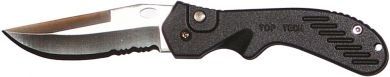 7.5" top tech black switchblade taiwan knife